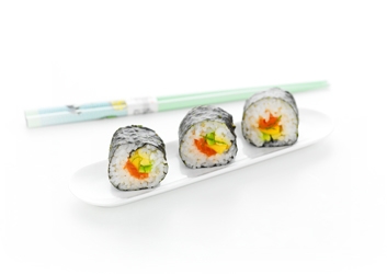 Petits Sushis au saumon fumé bio